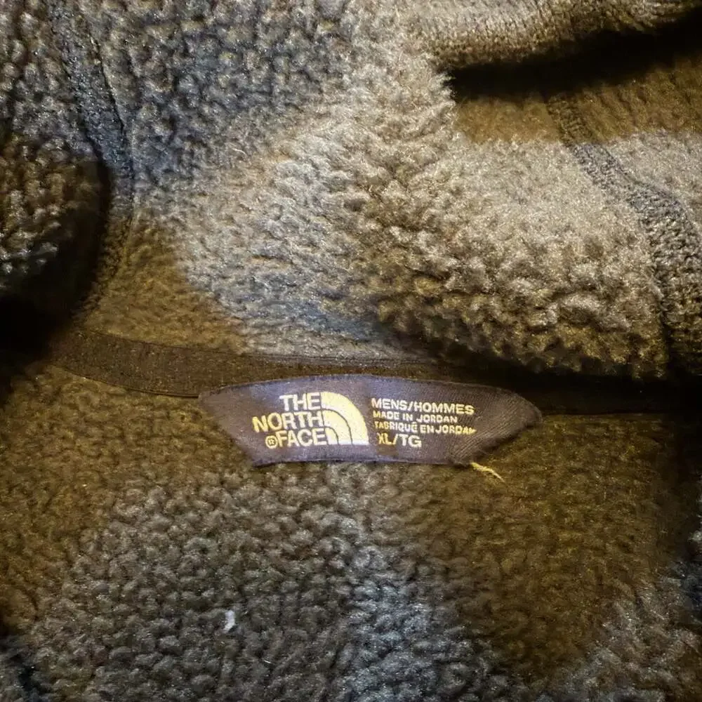 The North Face Gordon Lyons Full-Zip Hoodie Sweater Fleece Jacket Grey Size XL